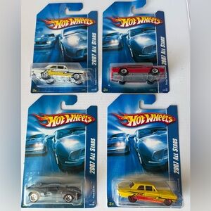 Hot Wheels 2007 All Stars Lot Of 4 Gt40 Thunderbolt Edge Charger